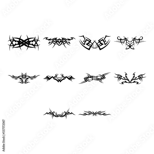 tribal icon set