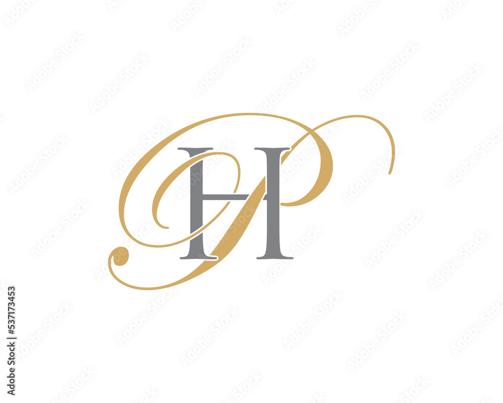 Letter H and P Logo Icon 001 Letter H and P Logo Icon 001