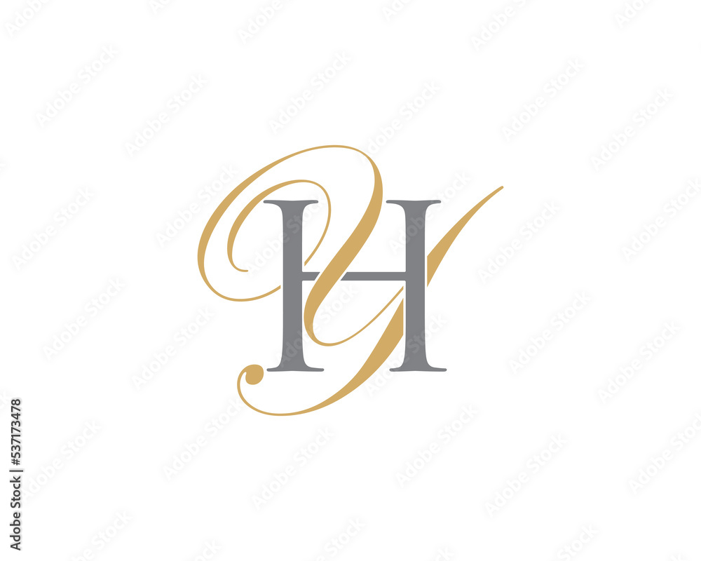 Letter H and Y Logo Icon 001 Letter H and Y Logo Icon 001