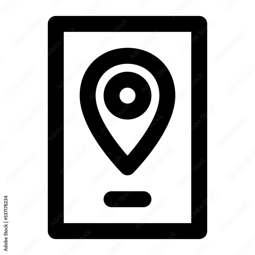 map line icon map line icon