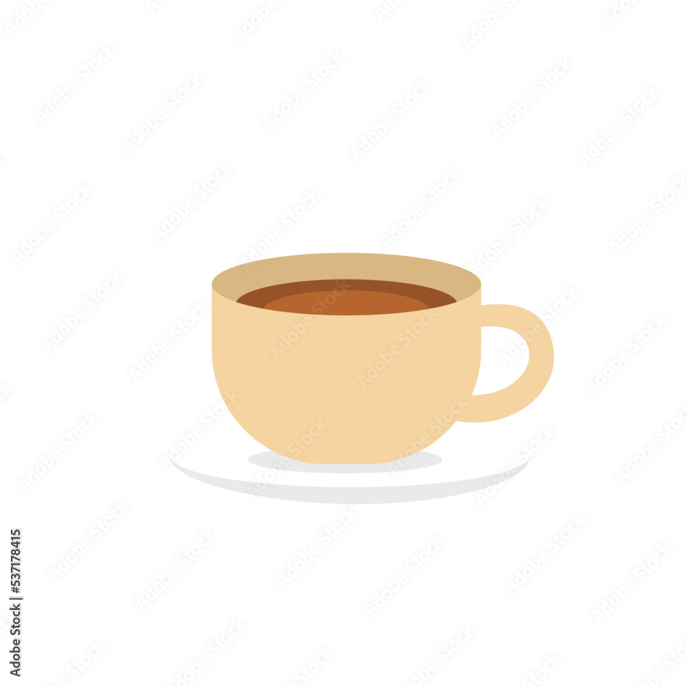 Illustration graphic of coffee. Perfect for banner coffee, social media coffee, etc.