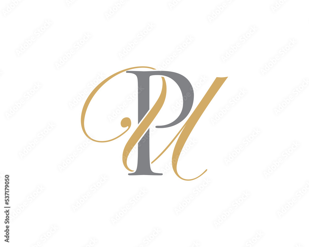 Letter P and U Logo Icon 001 Letter P and U Logo Icon 001
