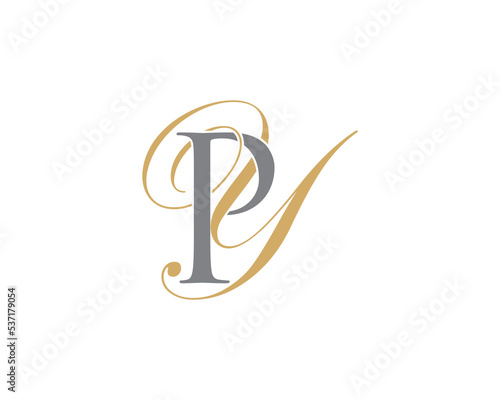 Letter P and Y Logo Icon 001