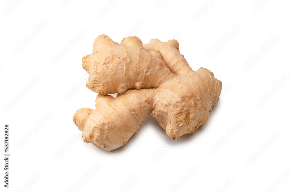 Ginger root isolated on white background. Ginger root isolated on white background.