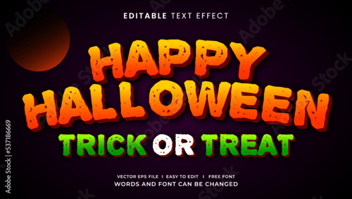 Happy Halloween Editable Text Effect