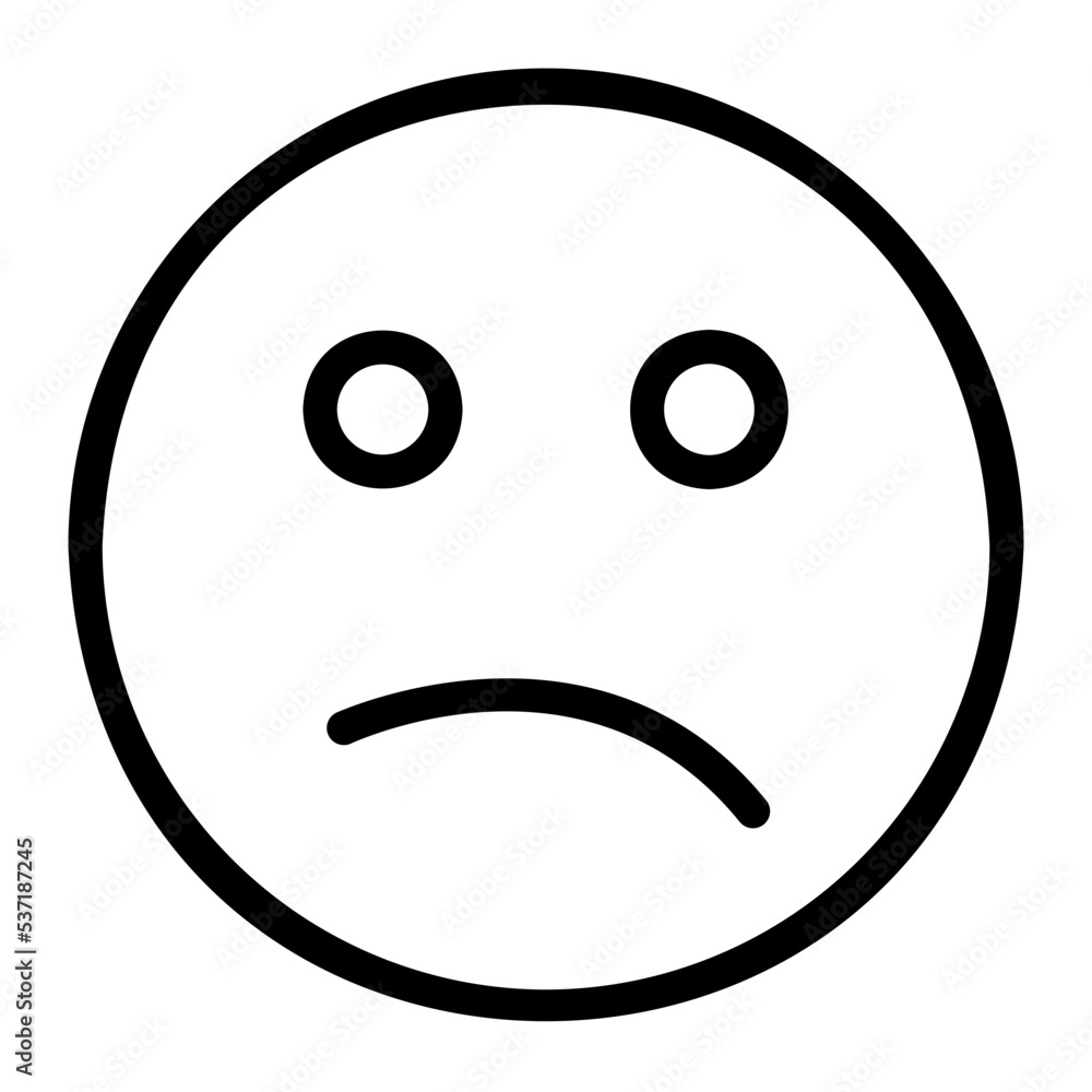 confused line icon confused line icon