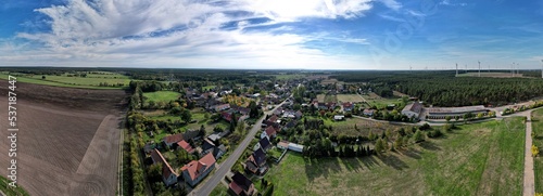 Buchhain in Brandenburg, Panoramabild © fotograupner