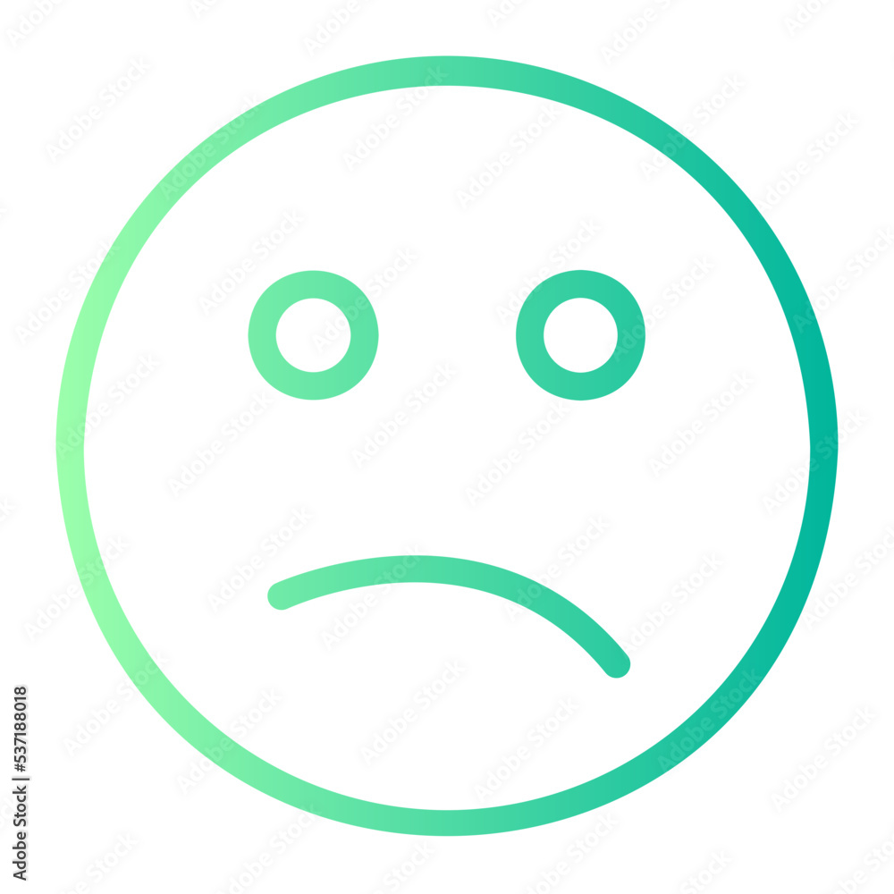 confused gradient icon confused gradient icon