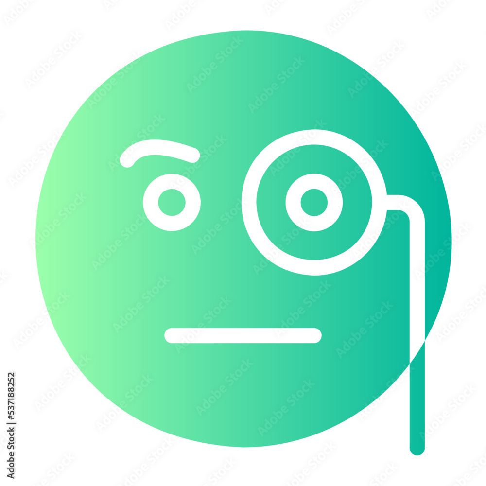 monocle gradient icon monocle gradient icon