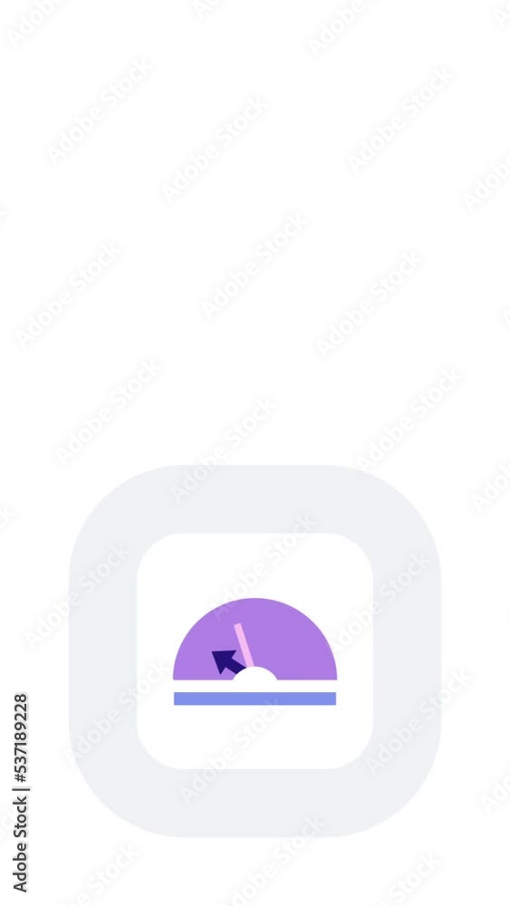 4k vertical video of cartoon purple icon on white background. 4k vertical video of cartoon purple icon on white background.
