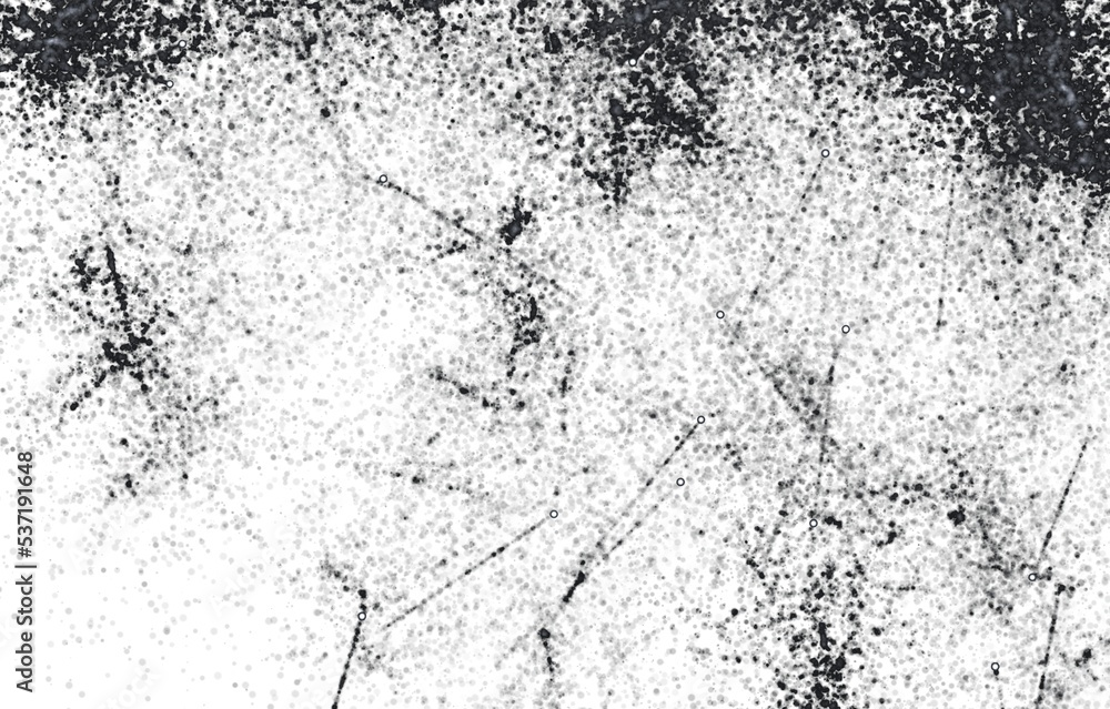 Dust and Scratched Textured Backgrounds.Grunge white and black wall background.Dark Messy Dust Overlay Distress Background. Easy To Create Abstract Dotted, Scratched
