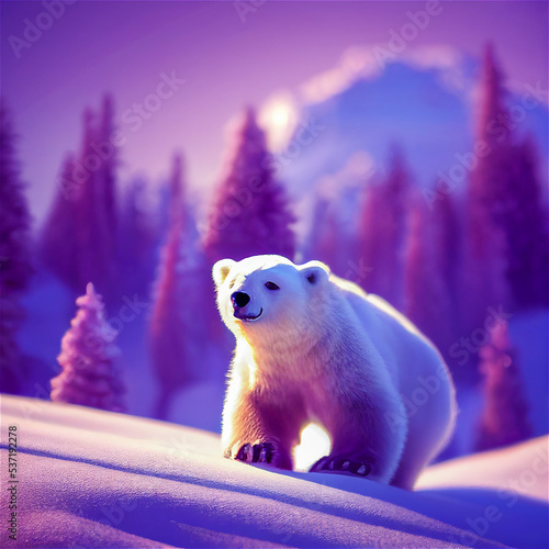 Polar bear cub
