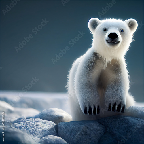 Polar bear cub