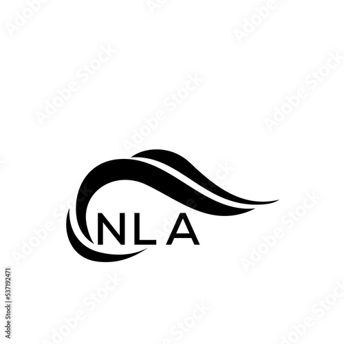 NLA letter logo. NLA blue image. NLA Monogram logo design for entrepreneur and business. NLA best icon.
 photo