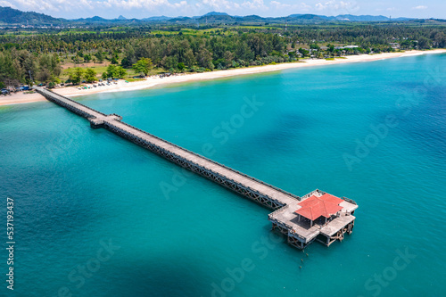 Cuadro en lienzo Natai Beach in Khao Lak, Phang Nga province, Thailand