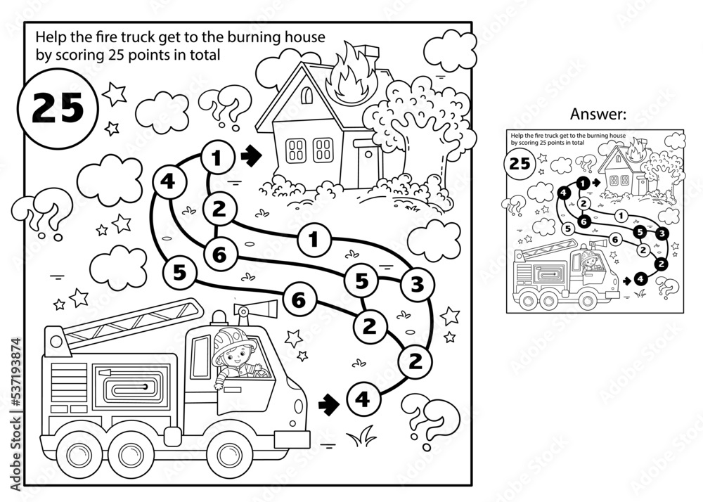 Free Maze Game for Children 3 - 6: Truck