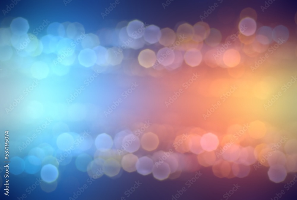 Blur bokeh flares on orange blue yellow gradient empty background. Blur bokeh flares on orange blue yellow gradient empty background.