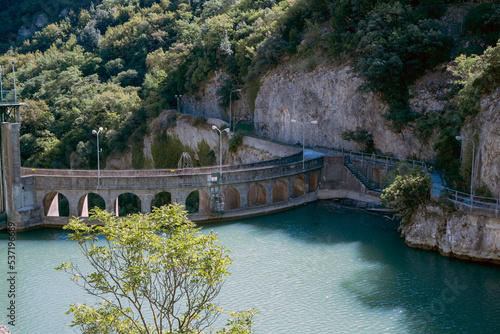 Pesaro Urbino (PU), Italy - August 10, 2022: Gola del Furlo, Pesaro Urbino, Marche, Italy, Europe photo