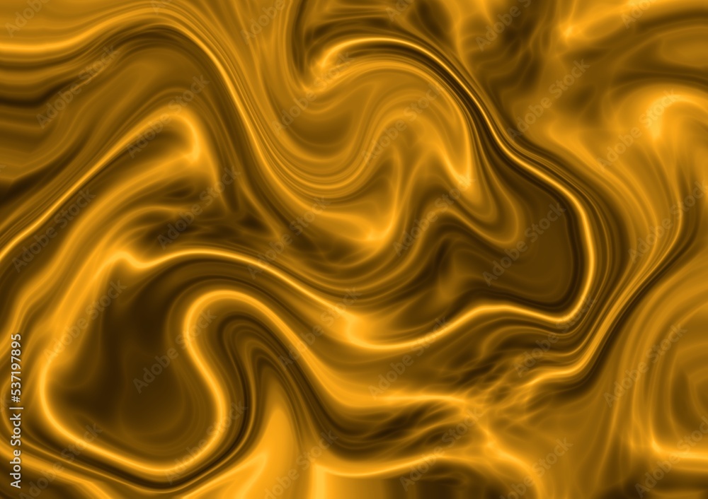 Obraz premium Gold luxury satin fabric texture for background. Pleated fabric. 