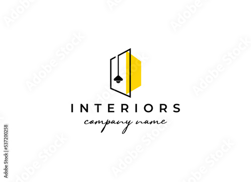 interior logo design inspiration symbol vector template