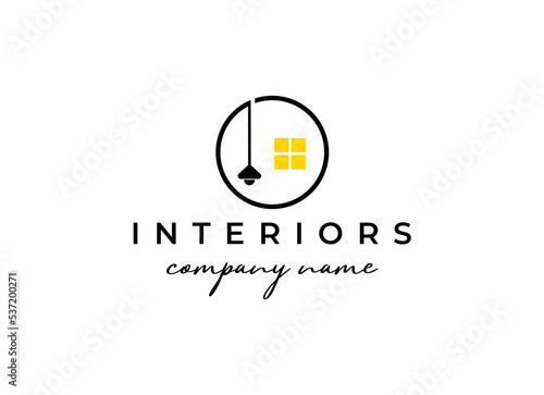 interior logo design inspiration symbol vector template