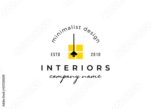 interior logo design inspiration symbol vector template