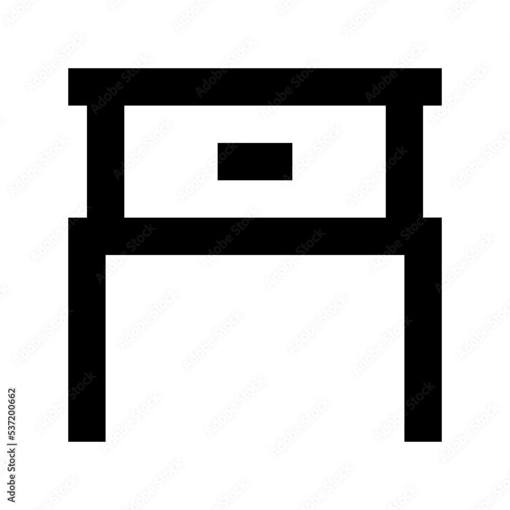 Bureau Flat Vector Icon Bureau Flat Vector Icon