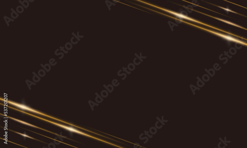ラグジュアリーな雰囲気の斜めの光る線、背景、フレーム