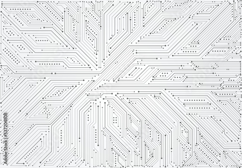 Abstract digital background with technology circuit board texture. Electronic motherboard illustration. Communication and engineering concept. Vector illustration