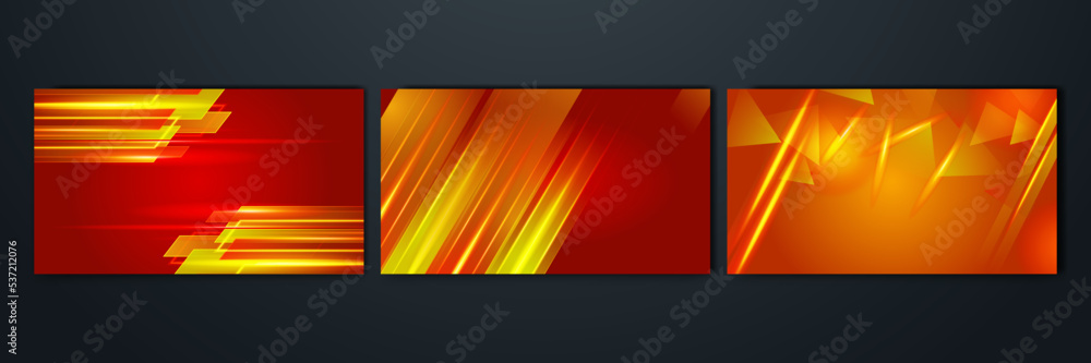 Modern red orange abstract high-speed light effect. Technology futuristic dynamic motion on blue background. Movement pattern for banner or poster design background concept. Modern red orange abstract high-speed light effect. Technology futuristic dynamic motion on blue background. Movement pattern for banner or poster design background concept.