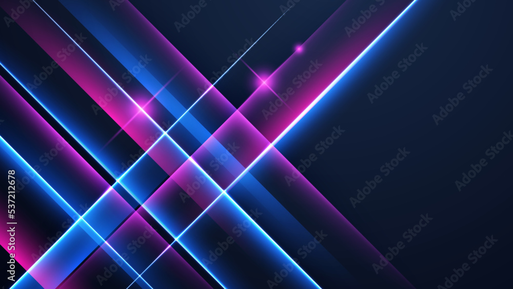 Fototapeta premium Modern abstract speed line background. Dynamic motion speed of light. Technology velocity movement pattern for banner or poster design. Vector illustration