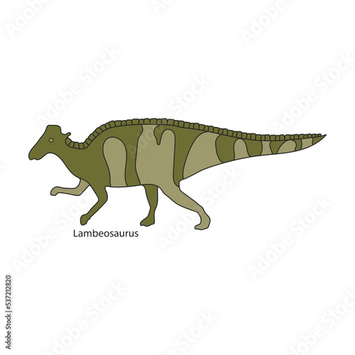 Ancient dinosaur vector icon.Color vector icon isolated on white background ancient dinosaur.