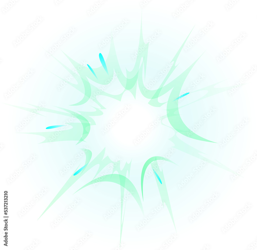 Glowing cartoon star Glowing cartoon star