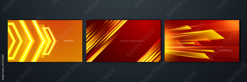 Modern red orange abstract high-speed movement. Colorful dynamic motion on blue background. Movement sport pattern for banner or poster design background concept.