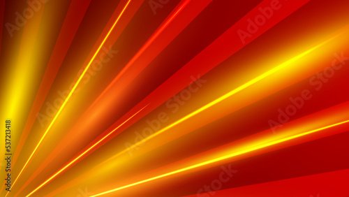 Modern red orange abstract high-speed movement. Colorful dynamic motion on blue background. Movement sport pattern for banner or poster design background concept.