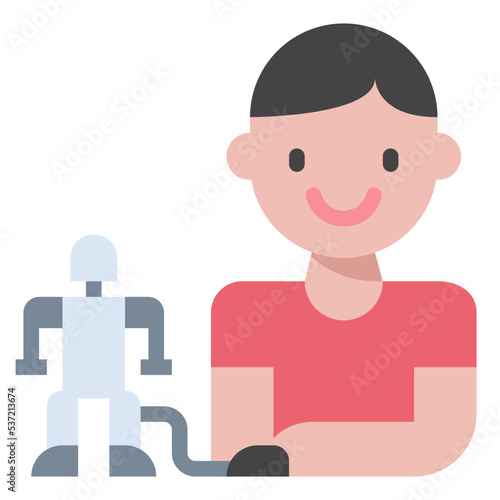 technology icon vector illustration