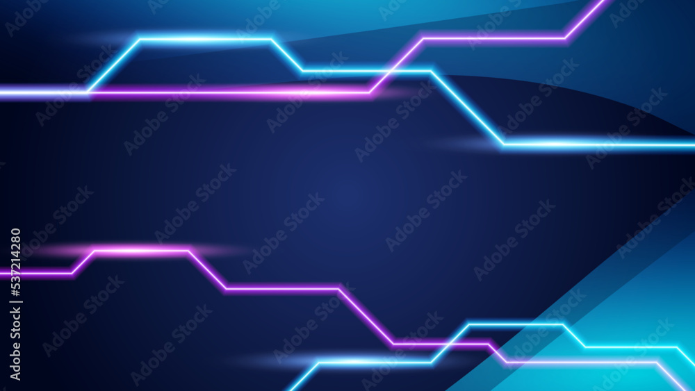 Abstract background of light lines moving with speed. Colourful dynamic motion. Technology velocity movement pattern for banner or poster design. Vector illustration