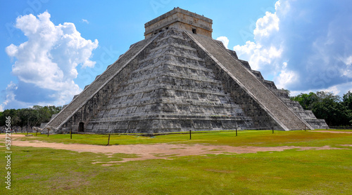 The Chichen Itza Pyramid  El Castillo  Mayan Ruin or building