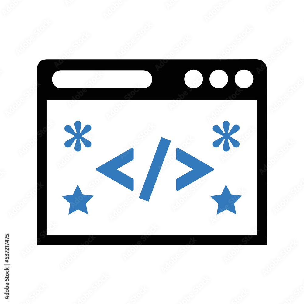 Clean code, code, design icon. Simple flat design Concept. Clean code, code, design icon. Simple flat design Concept.