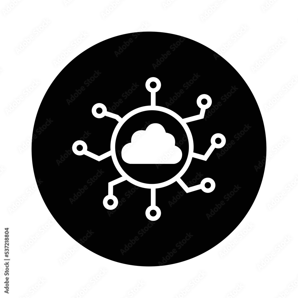 Cloud, network, internet icon. Black vector sketch. Cloud, network, internet icon. Black vector sketch.