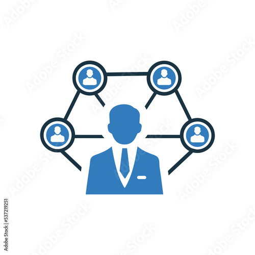 Connection, contact, network icon. Simple vector design.