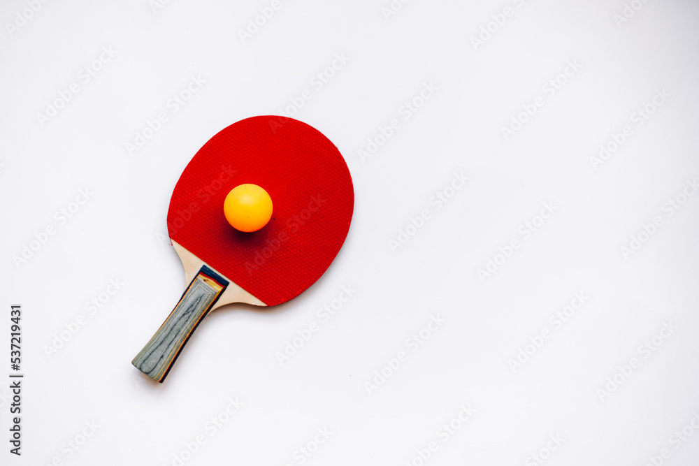 Pin-pong rubbers and a ball Pin-pong rubbers and a ball