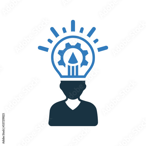 Creative, design icon. Simple flat design Concept.