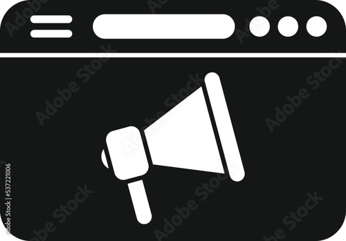 Web repost icon simple vector. Document data. Mark diagram