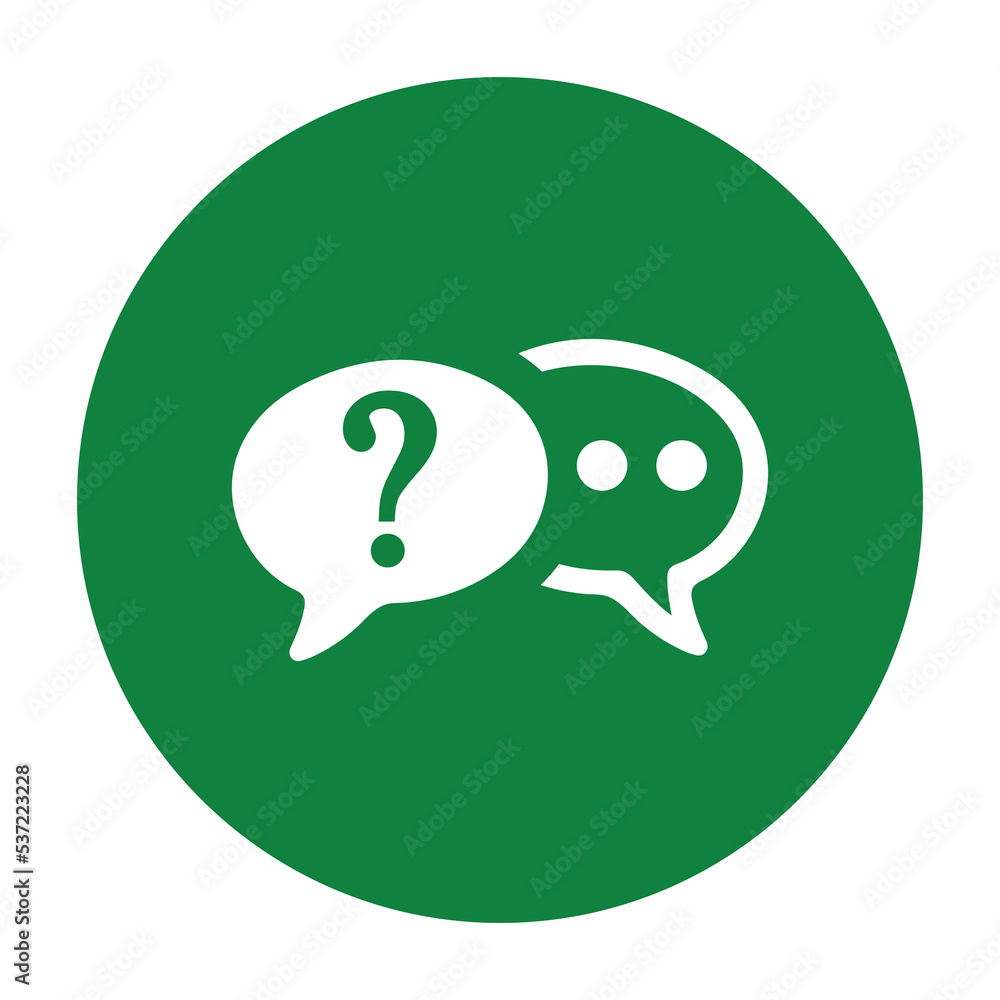 Faq, queries, question icon. Green vector graphics. Faq, queries, question icon. Green vector graphics.