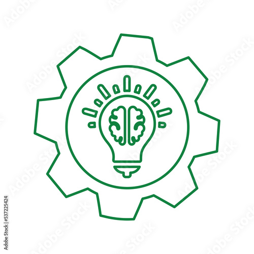 Idea, technic, creativity line icon. Outline vector.