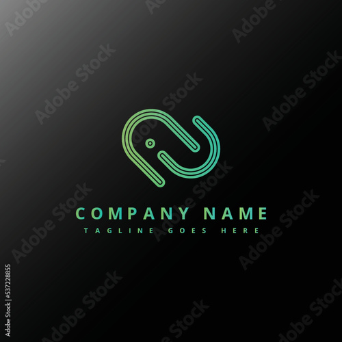 initial C J minimalist modern logo identity vector, initial letter logo CJ, JC, logo template.