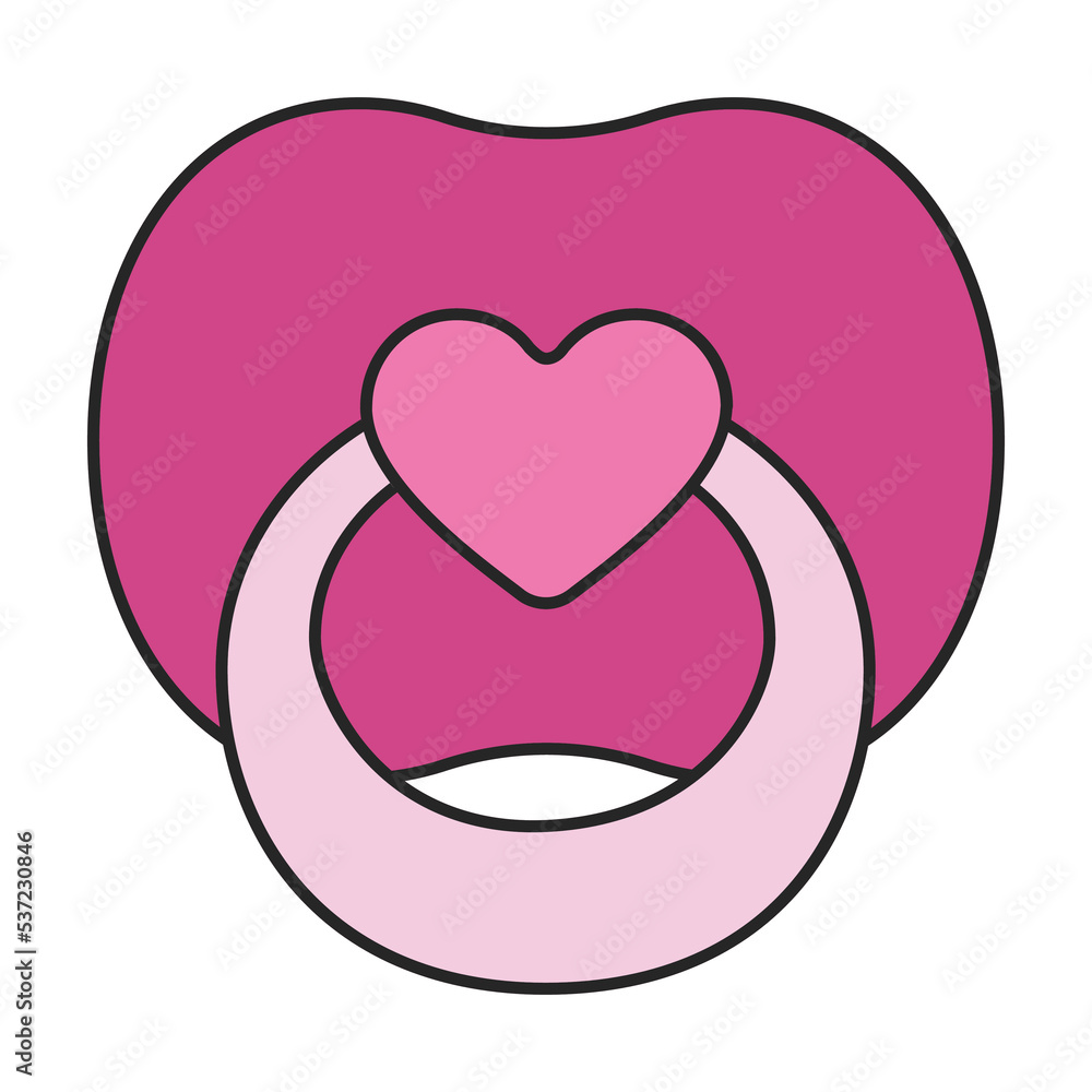 Pacifier vector icon.Cartoon vector icon isolated on white background pacifier. Pacifier vector icon.Cartoon vector icon isolated on white background pacifier.