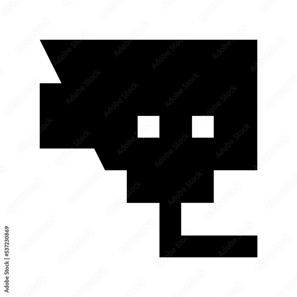 Fototapeta premium Security Camera Flat Vector Icon