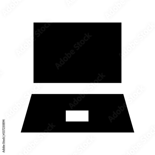 Laptop Flat Vector Icon